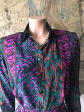 completo in seta Jean Louis Scherrer  anni 70  vintage