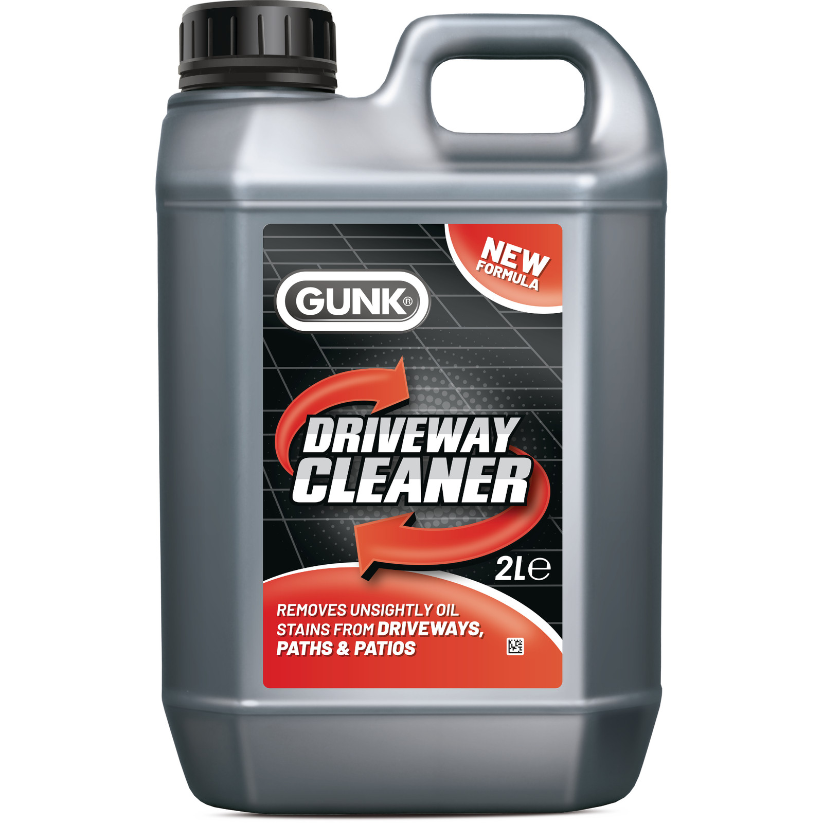 Gunk Driveway Cleaner Oil Stain Remover Garage Floor Paths Patio Cleanse 2 Litre