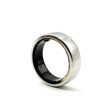 Oura Ring Gen 3 Horizon - Titanium - Size 12 - Silver - HEAVILY SCRATCHED