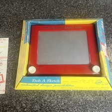 vintage etch a sketch no 505 In Original Box W/manual By Ohio Art