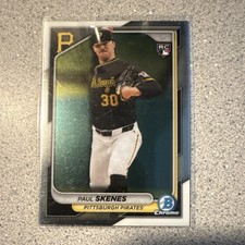 2024 Bowman Chrome Paul Skenes #31 Rookie Pittsburgh Pirates Baseball