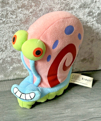 Spongebob Schwammkopf Gary die Schnecke Plüschtier Kuscheltier 2002 Mattel Viacom Vintage