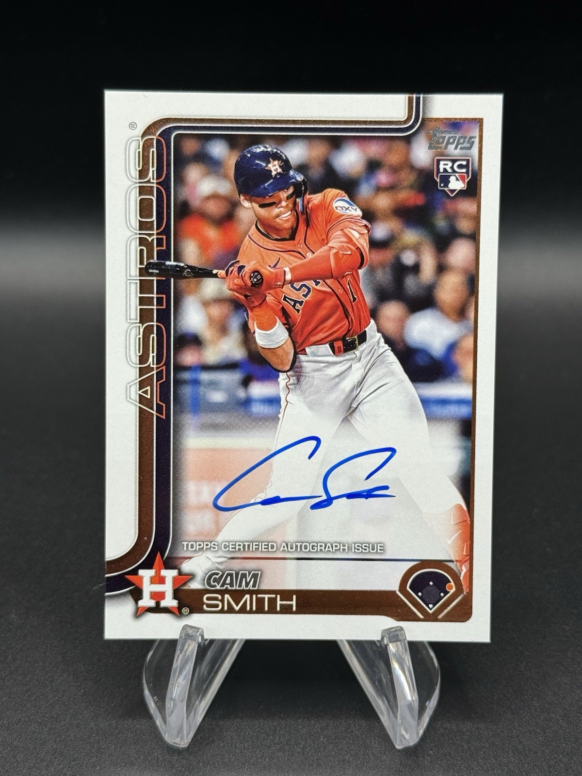 2025 Topps Update Series #US298 Cam Smith RC Autograph card Real One AUTO ROOKIE