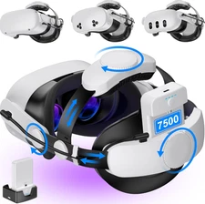 Comfort Head Strap with 2X75000mAh Hot-Swap Battery Packs