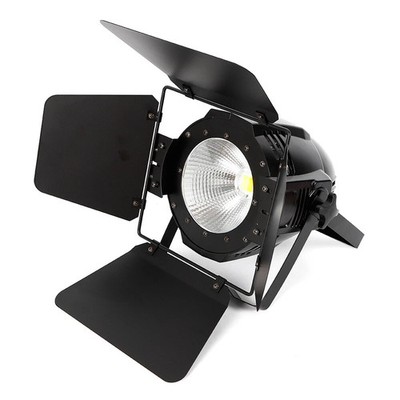 COB LED Spotlights Warm & Cold White Par Light Stage Light 200W with Barn Doors
