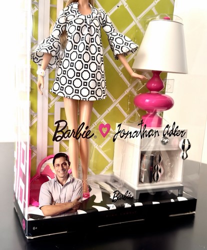 Barbie Loves Jonathan Adler Puppe - 2009 Pink Label 50th Anniversary N6579 Neu in OVP - Bild 5 von 16