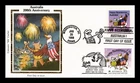 US COVER AUSTRALIA BICENTENNIAL FDC JOINT ISSUE COMBO COLORANO SILK CACHET