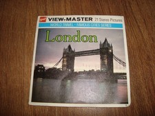 Vintage London View-Master World Travel Famous Cities Series