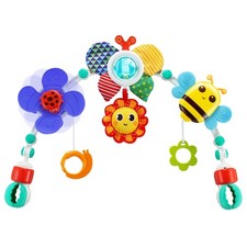 Baby Activity Arch Toy Bar for Stroller, Bassinets and Car Seat, Adjustable C...