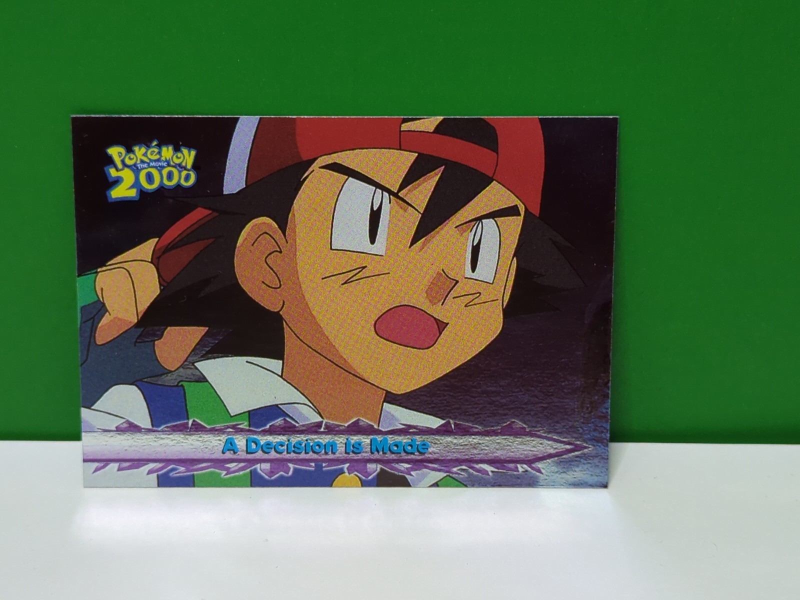Pokemon , the Movie 2000 , foil base card #47, A Decision Is Made ,