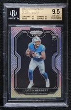2020 Panini Chronicles Prizm Black Silver Justin Herbert BGS 9.5 GEM MINT 00jx