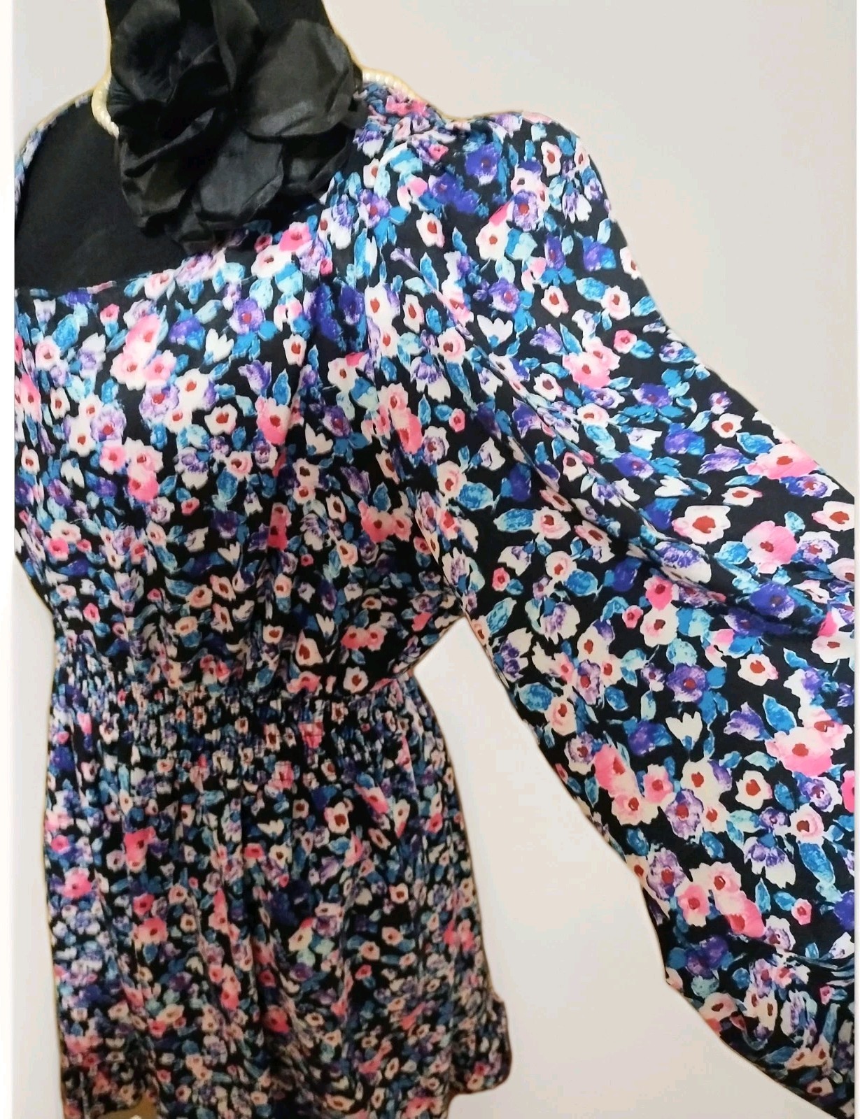 Spring Cute Multicolor Tiny Flower Elastic Waist … - image 4