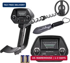 Metal Detector for Kids Adults Adjustable 31.5"-41.5" Waterproof 8" Coil