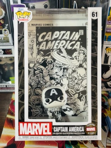 Captain America Marvel Funko POP Comic Cover 61