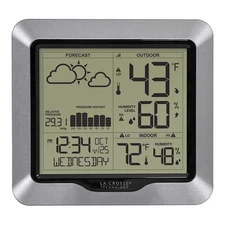 Advanced Wireless Weather Station: Dynamic Icons, Barometric Pressure, Atomic...