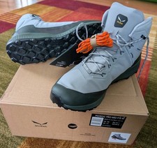 Salewa Pedroc Pro PTX Powertex Mid Hiking Boots Gray Lightweight Men Size 11 US
