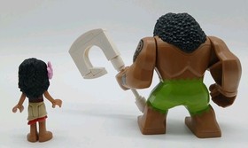 LEGO Disney Maui Minifigure Big Fig Moana 41150 moa003 LOT OF 2