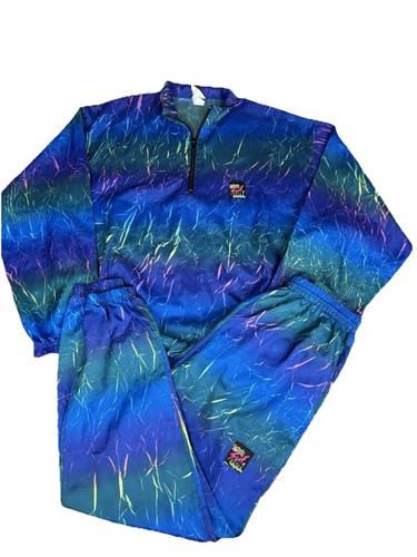 Surf Style Jacket Pants Medium Vintage 2 Piece Track Suit 90s