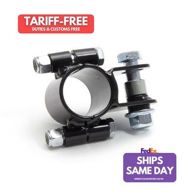 U-B Machine 35-3322, One Black Steel Shock Mount 1.5 Clamp On Performance Parts