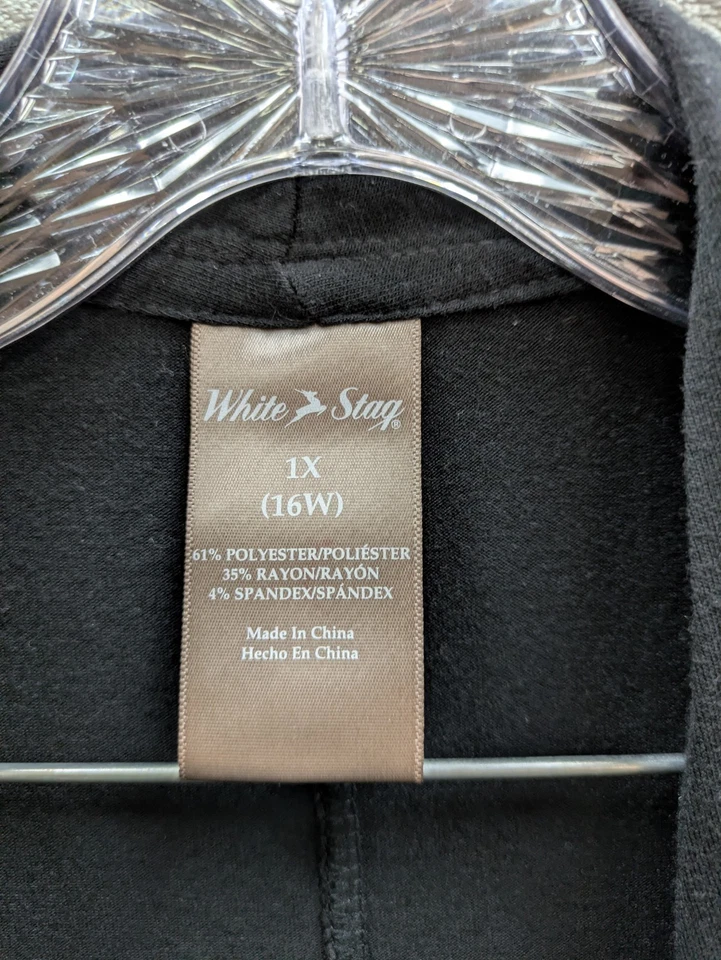 Top para mujer en capas 1X negro incorporado en capas adornado con cuentas informal clásico Foto 2 de 4