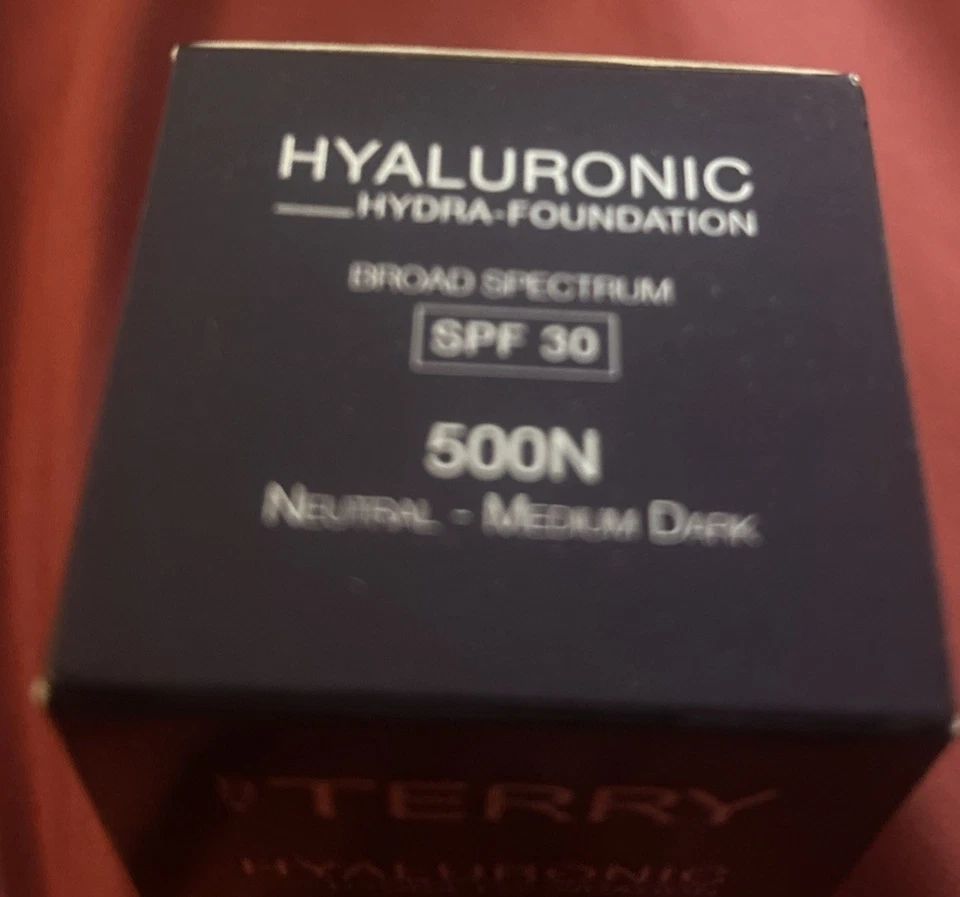 BY TERRY HYALURONIC HYDRA  FOUNDATION FLAWLESS SKINCARE LIQUID 500N 1OZ 30ML NIB - Image 3 of 4
