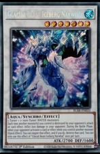 Yugioh Glacial Beast Iceberg Narwhal BLAR-EN033 Secret Rare 1st Edition NM