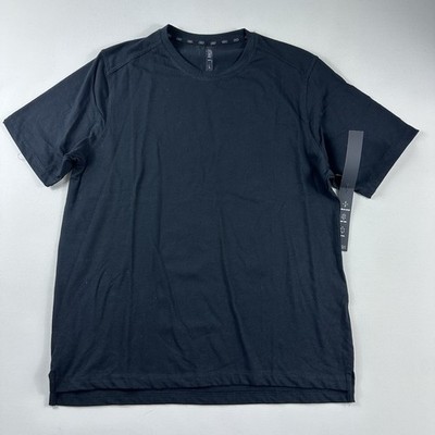 Leg3nd Inspire T Shirt Men Large Active Training Gym Short Sleeve Black Training