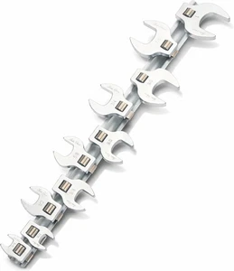 Bates- Ensemble de clé de marche de 3/8 po, 10 pcs, 3/8"-1", acier chromé, SAE