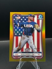 2026 Bowman Chrome Bobby Witt Jr WBC Flag Gold Refractor /50 Royals. USA!
