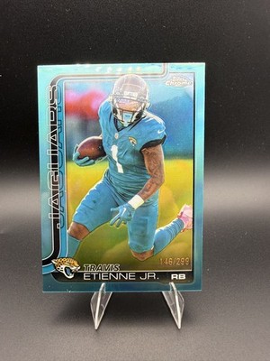 2025 Topps Chrome - Travis Etienne #139 Aqua Refractor /199