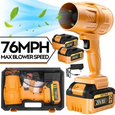 SZTAA Green Cordless Leaf Blower Handheld & Lightweight for Yard Cleaning Lawn