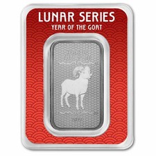 1 oz Silver Bar - 2027 APMEX Year of the Goat (TEP, Series 2) 76.62 per troy oz