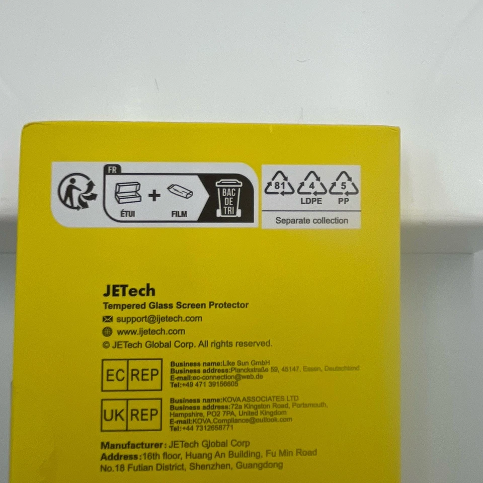 JETech 9H Tempered Glass Screen Protector For Samsung Galaxy A54 5G - Image 3 of 3