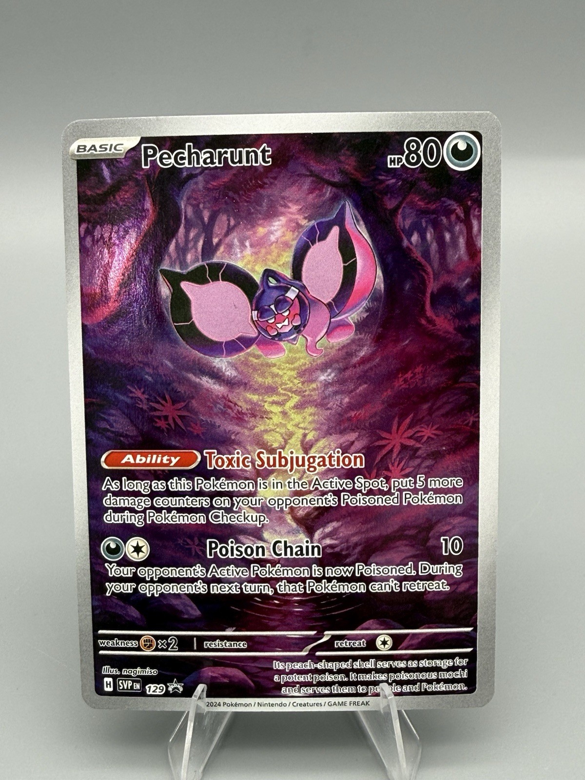 Pecharunt 129 Black Star Promo Pokemon TCG Scarlet & Violet NM Condition