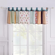 Barefoot Bungalow Thalia Window Valance, Multi 84"W x 21"L Pack of 1 Tango