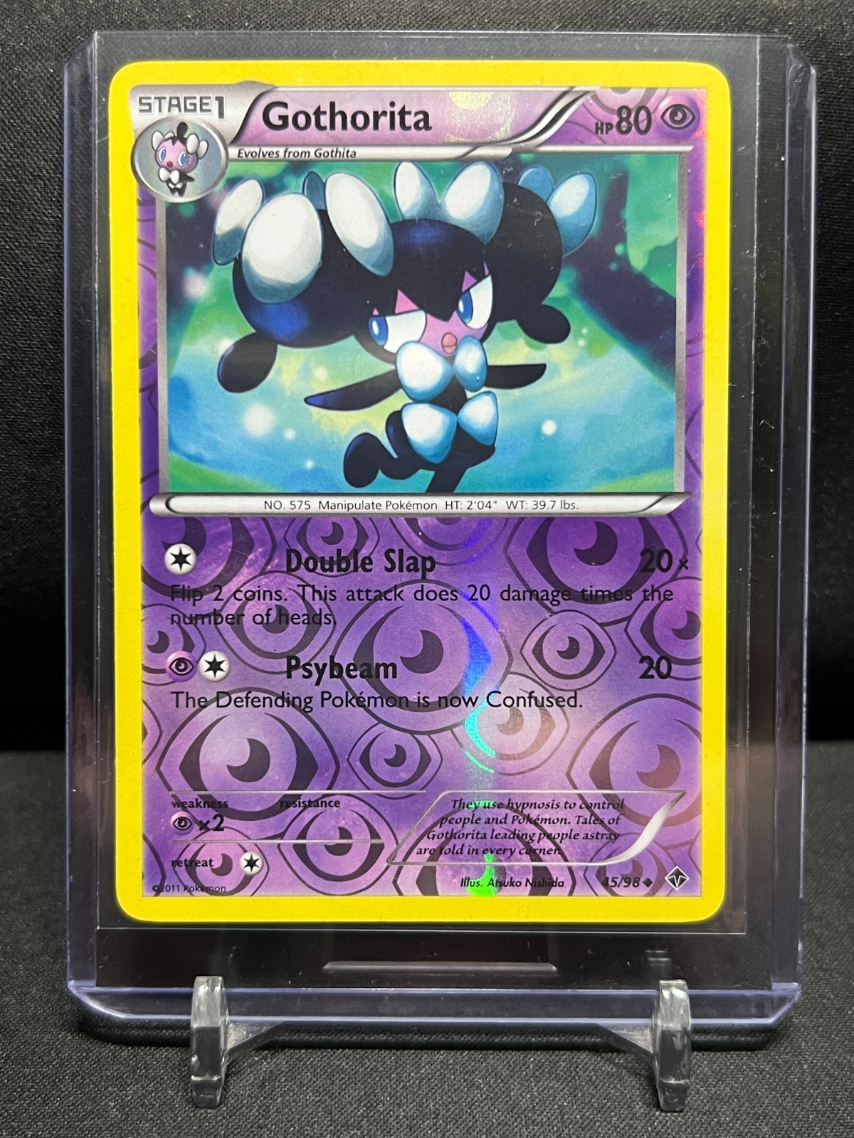 Gothorita 45/98 Reverse Holo Pokémon 2011 B&W Emerging Powers LP