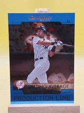Mint 2004 Donruss Production Line Batting Average PL-AVG-8 Derek Jeter # To /324