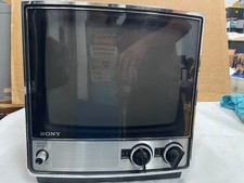 vintage rare Sony tv monitor transistor video monitor CVM-115 April 1977 VTR