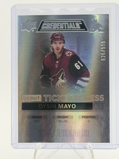 2021 Upper Deck Credentials Debut Ticket Access 026/999 Tier 1 Dysin Mayo #65