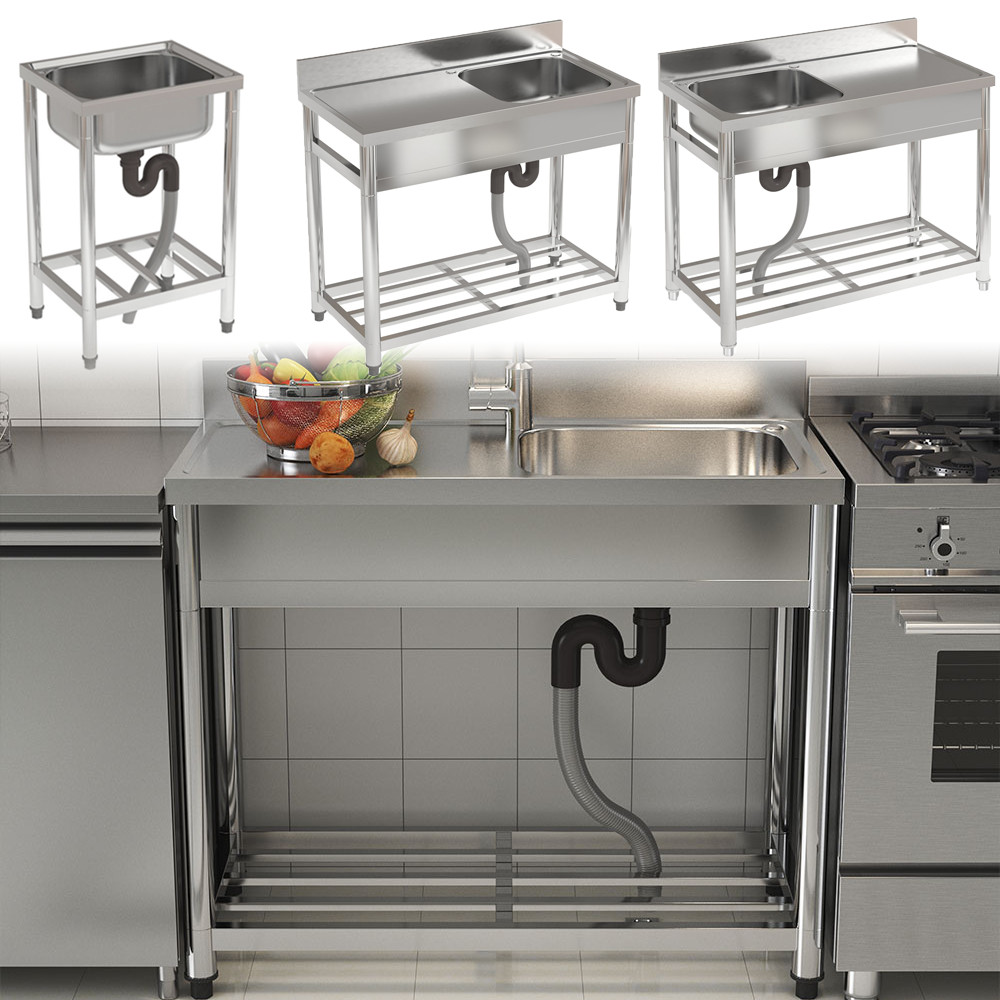 Multifunktionswaschtisch Edelstahl Waschtisch Spülbecken Spüle Spültisch Küchen