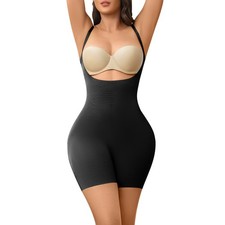 Slim Shapewear Bodysuit for Women Tummy Control Shapewear Open Bust Body Shaper