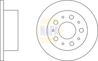 2X Napa Bremsscheibe Voll Ø280Mm FüR Fiat Ducato Pritsche/Fahrgestell 244 230