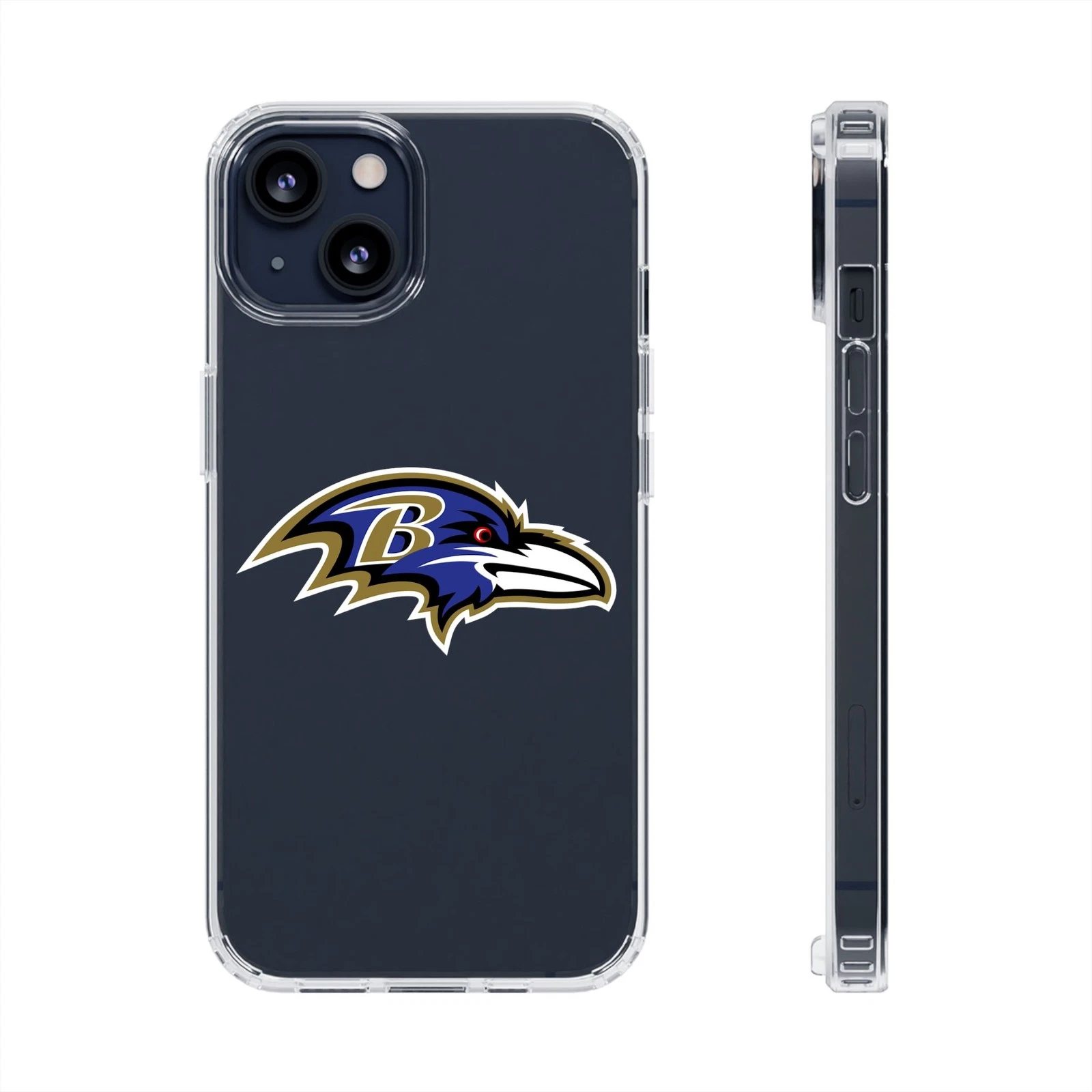 Baltimore Ravens Clear Phone Case for iPhone