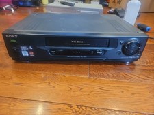 Sony VCR SLV-740HF Hi-Fi Stereo VHS Movie Tape Player Retro Vintage  (No Remote)