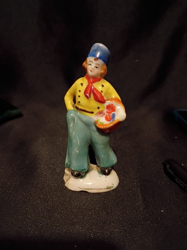 Vintage, Antique Porcelain Figurine.                                    (4)