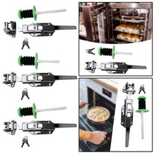 Walk in Cooler Door Handle Set Simple Zinc Alloy Complete Latch Kit for Freezer