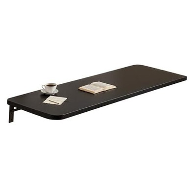 Folding Tables Space Efficient Wall Mounted Fold Out 47.22''D x 19.68''W Black