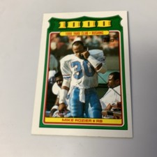 1988 Topps NFL 1000 Yard Club Mike Rozier Houston Oilers