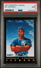 1991 FLEER PRO-VISION #5 BO JACKSON PSA 9