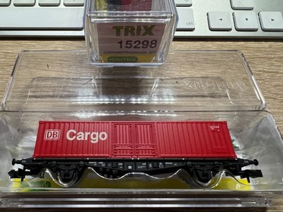 Trix Spur N 15298 Cargo Containerwagen Top Zustand in OVP